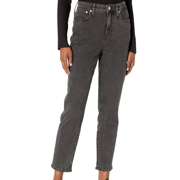 Madewell curvy perfect vintage jean in Lunar wash Grey Sz 24P - Picture 1 of 9